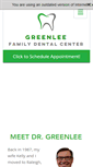 Mobile Screenshot of greenleedentalcenter.com